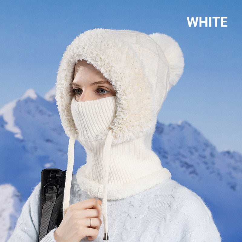 ⌛ Nur noch 3 Tage – 50 % auf alles! ⏰ 3-in-1-Winter-Sturmhaube für Damen