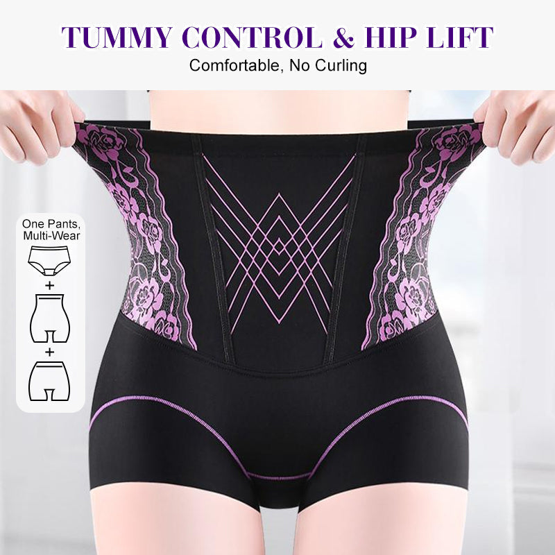 🔥Black-Friday-Mega-Angebot – 50 % Rabatt!🔥Hoch taillierte, nahtlose Formunterwäsche mit Bauchkontroll-Effekt