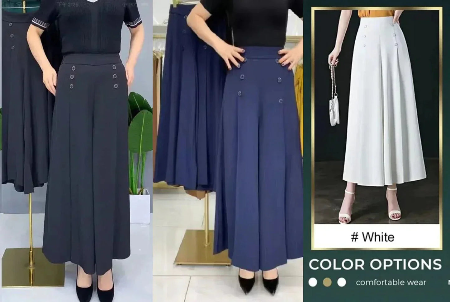 ✨Stylische Plissee-Hosen mit weitem Bein