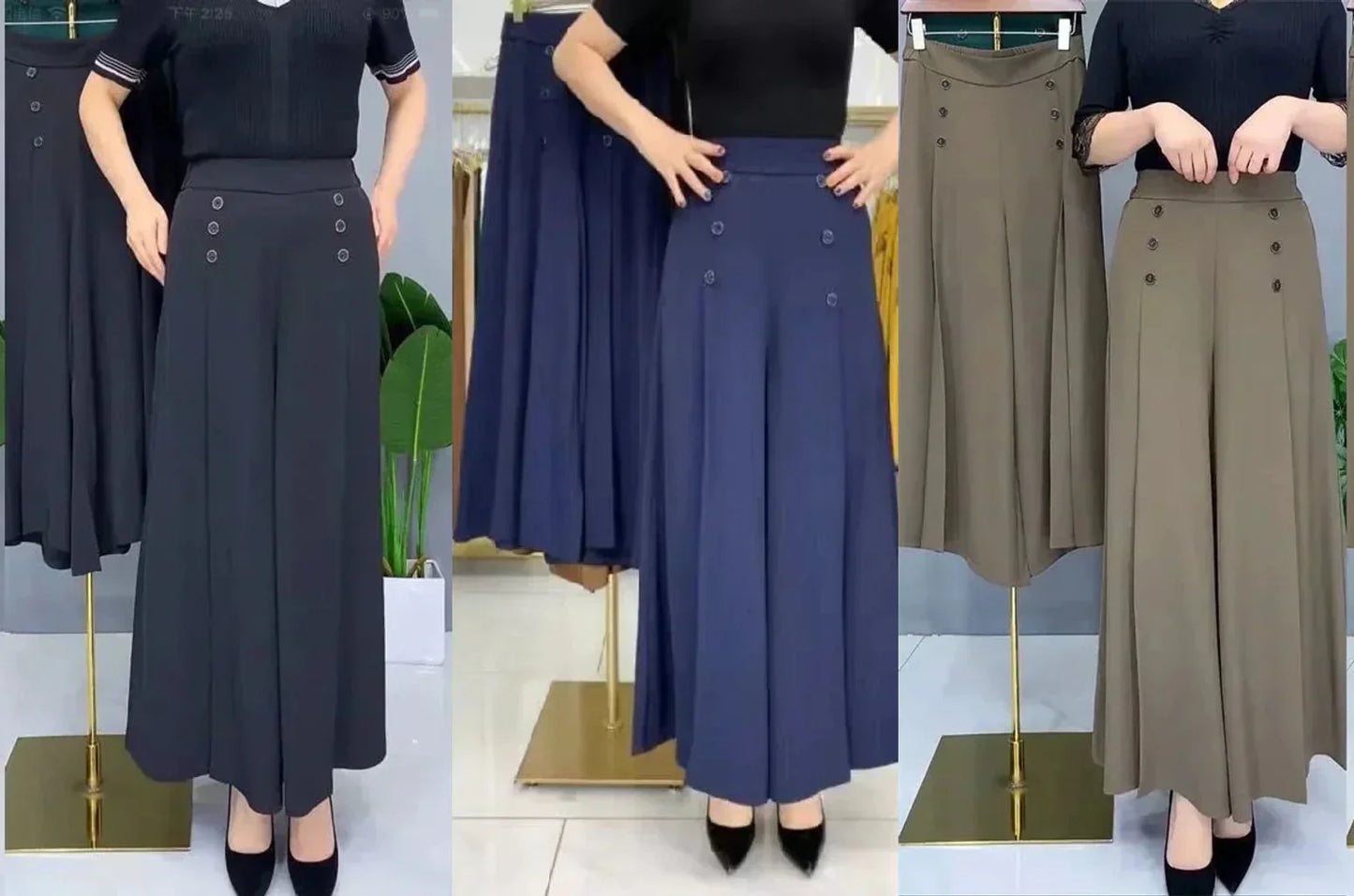 ✨Stylische Plissee-Hosen mit weitem Bein