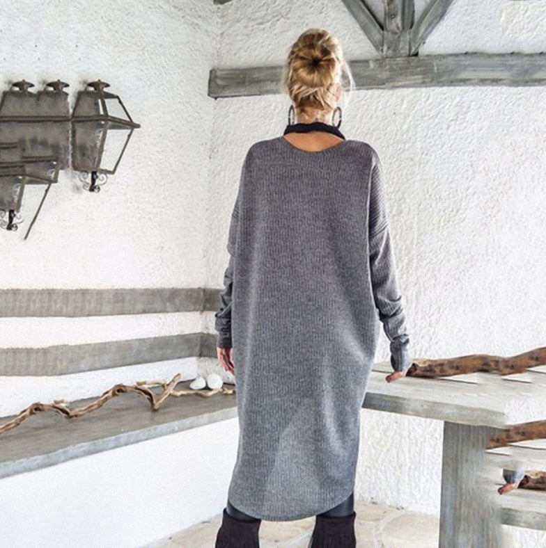 💜50% RABATT💜Unregelmäßig geschnittenes Kleid, das den Körperkurven folgt