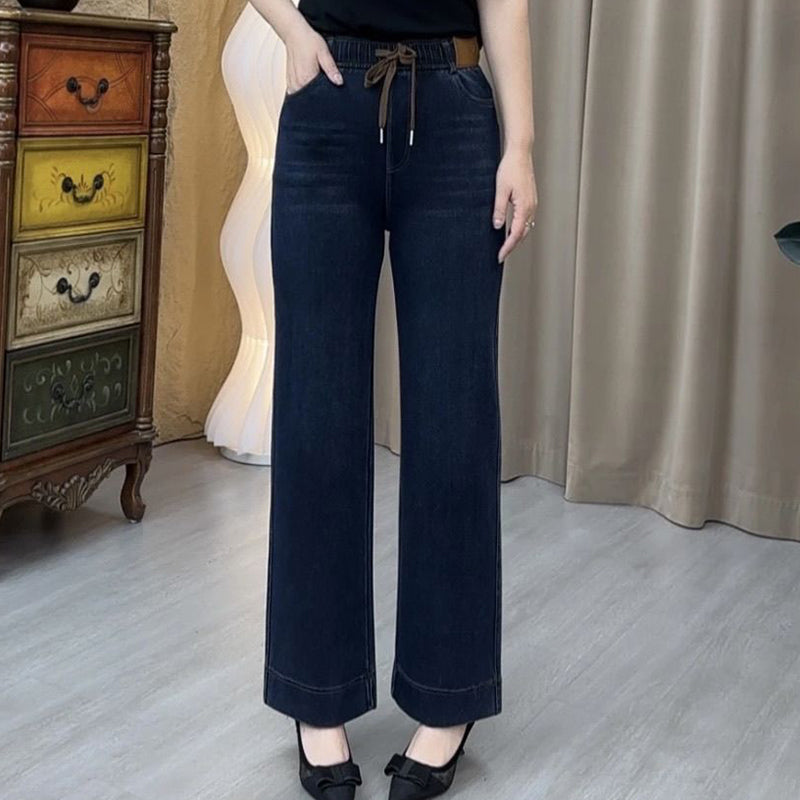 🔥Black-Friday-Mega-Angebot – 50 % Rabatt!🔥Damen Freizeitmode Straight-Leg Hosen