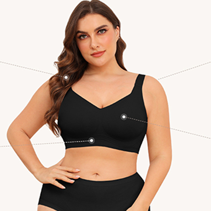 💖 💖Zeitlich begrenztes Angebot – 50 % Rabatt💥💥Damen nahtloses Vollcoverage-BH ohne Bügel