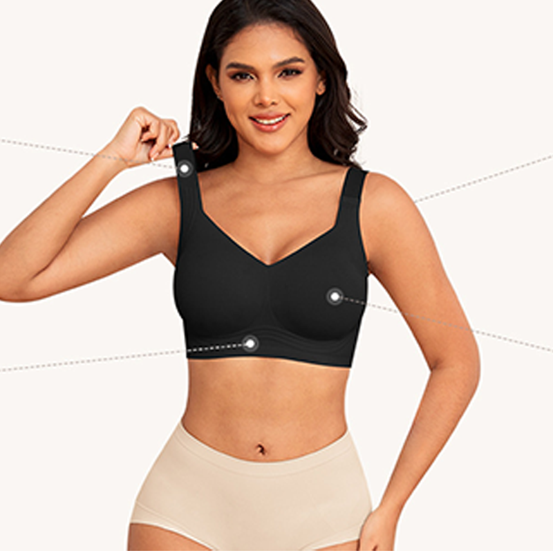 💖 💖Zeitlich begrenztes Angebot – 50 % Rabatt💥💥Damen nahtloses Vollcoverage-BH ohne Bügel
