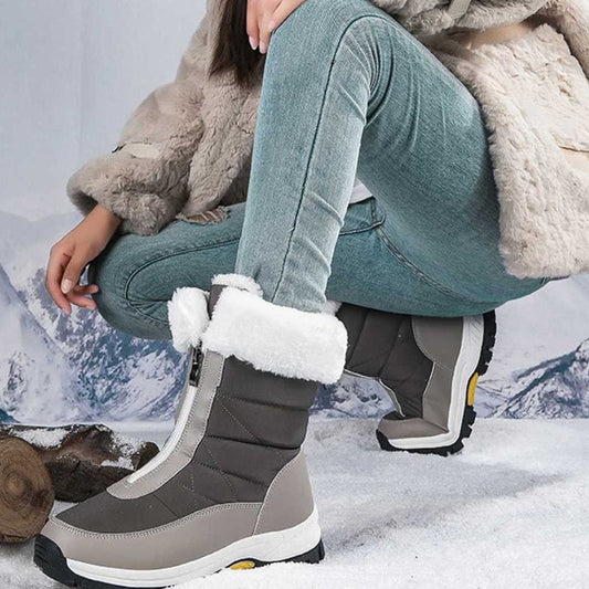 ⌛ Nur noch 3 Tage – 50 % auf alles! ⏰Rutschfeste, warme Schneestiefel mit Reißverschluss für Damen