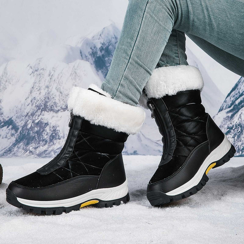 ⌛ Nur noch 3 Tage – 50 % auf alles! ⏰Rutschfeste, warme Schneestiefel mit Reißverschluss für Damen