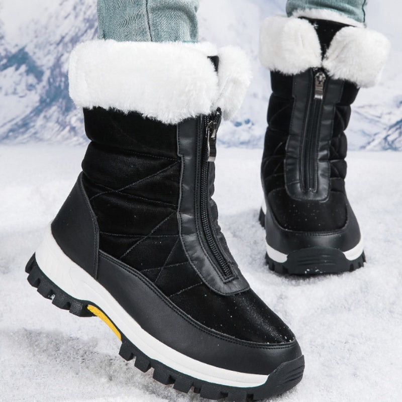 ⌛ Nur noch 3 Tage – 50 % auf alles! ⏰Rutschfeste, warme Schneestiefel mit Reißverschluss für Damen