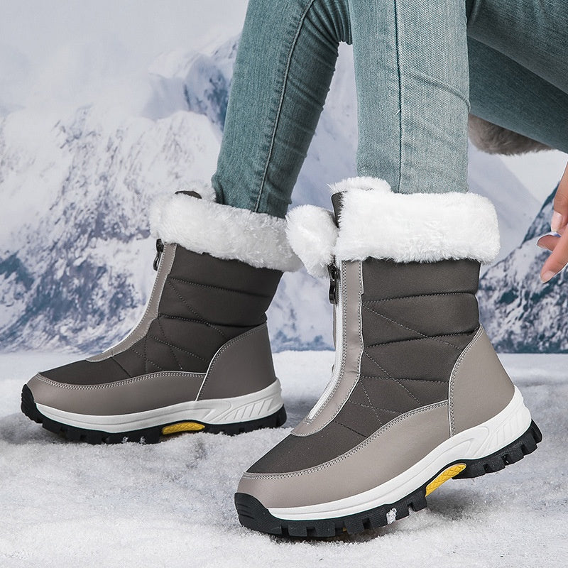 ⌛ Nur noch 3 Tage – 50 % auf alles! ⏰Rutschfeste, warme Schneestiefel mit Reißverschluss für Damen