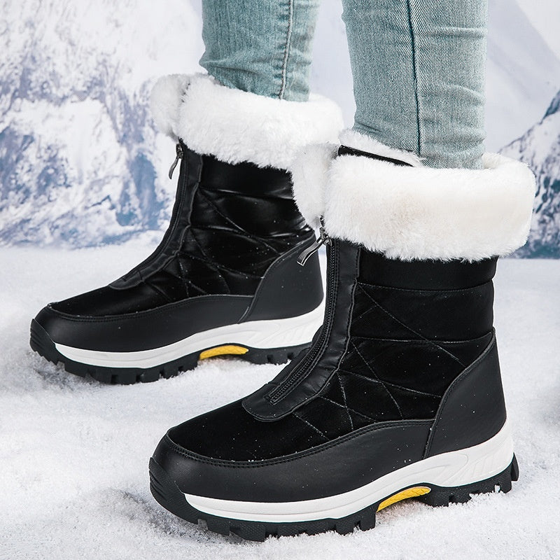 ⌛ Nur noch 3 Tage – 50 % auf alles! ⏰Rutschfeste, warme Schneestiefel mit Reißverschluss für Damen