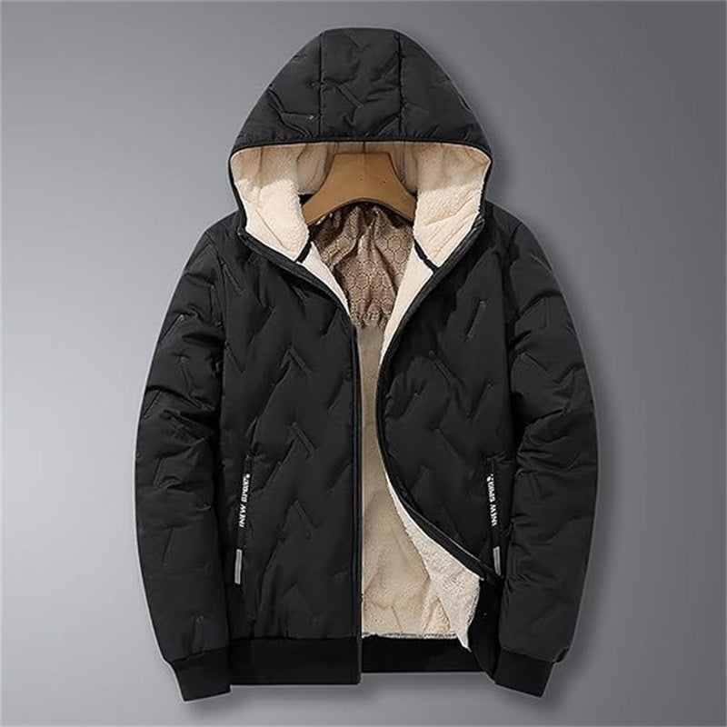 🔥Black-Friday-Mega-Angebot – 50 % Rabatt!🔥Herren Winter warmer Reißverschluss-Kapuzenmantel