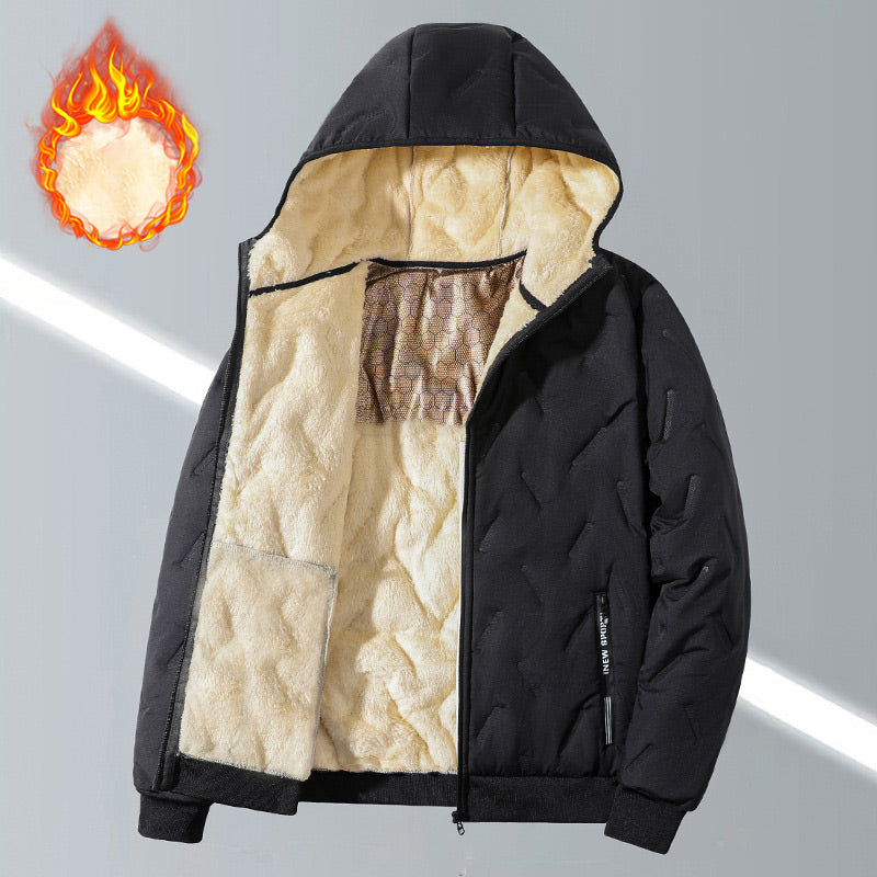 🔥Black-Friday-Mega-Angebot – 50 % Rabatt!🔥Herren Winter warmer Reißverschluss-Kapuzenmantel