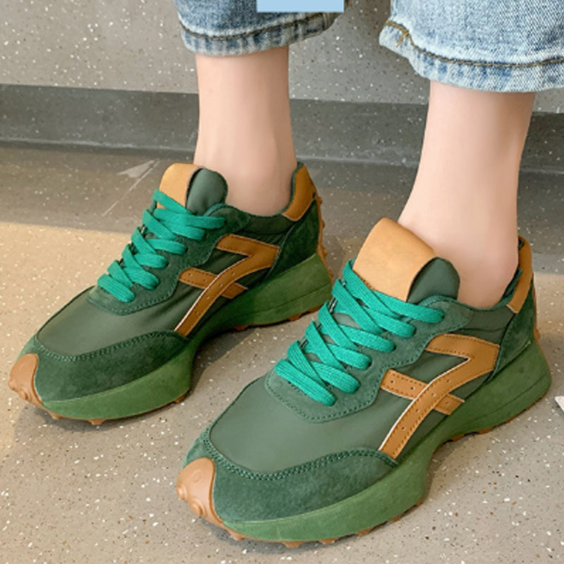 Trendy Women's Thick-Soled Sneakers