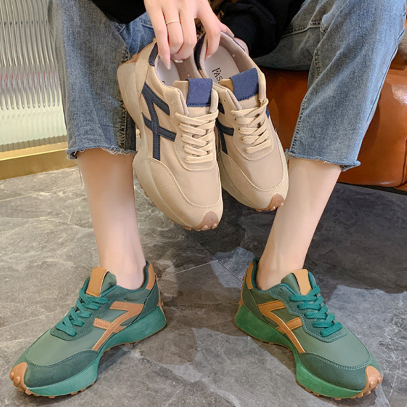 Trendy Women's Thick-Soled Sneakers