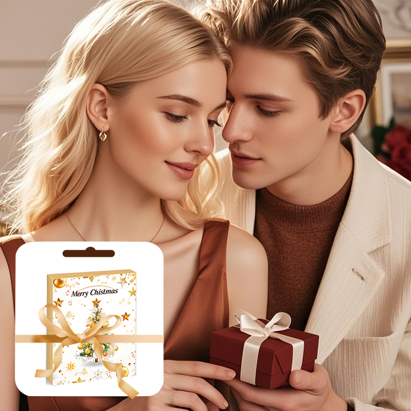 💖Black-Friday-Mega-Angebot – 50 % Rabatt!💖24-teiliger Weihnachts-Countdown-Kalender mit feinem Schmuck