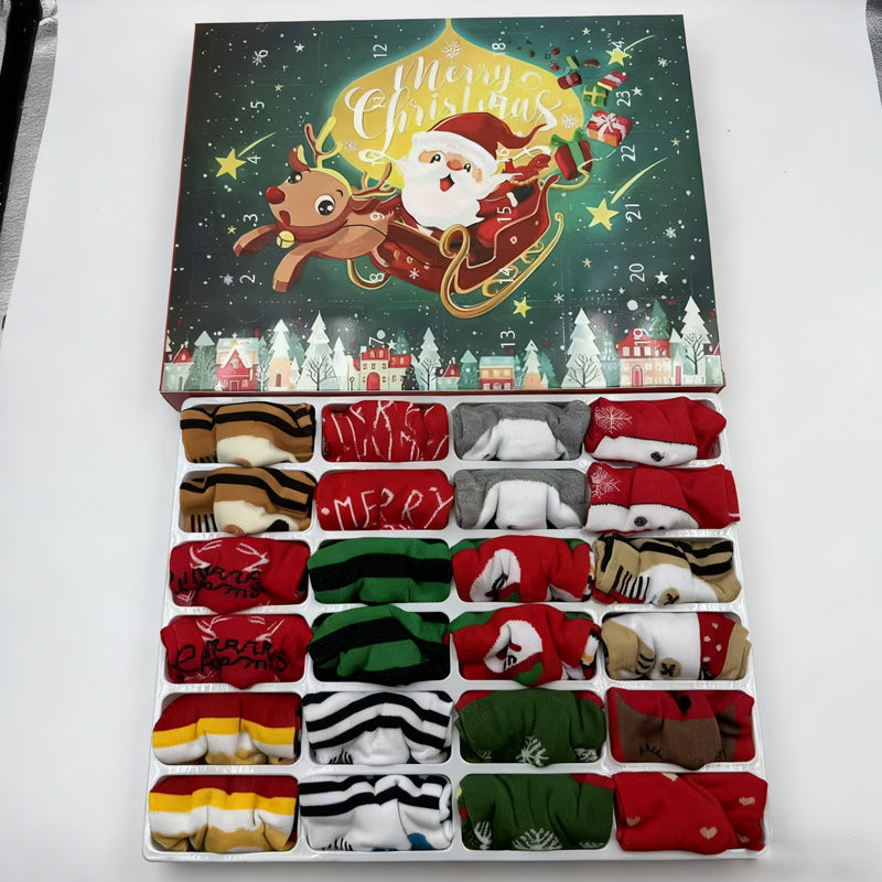 💖Black-Friday-Mega-Angebot – 50 % Rabatt!💖Weihnachtssocken-Adventskalender