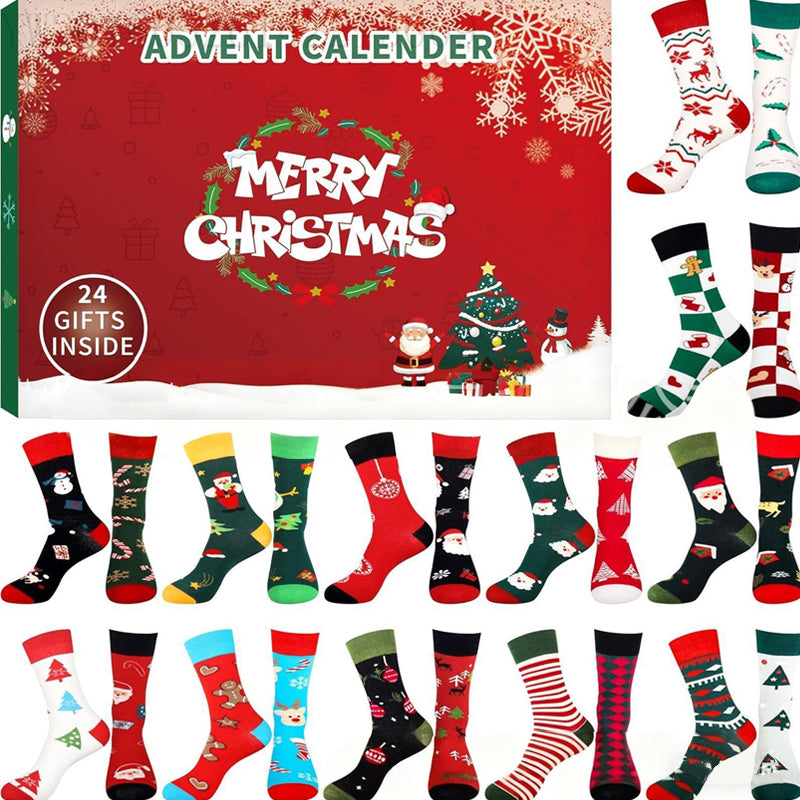 💖Black-Friday-Mega-Angebot – 50 % Rabatt!💖Weihnachtssocken-Adventskalender