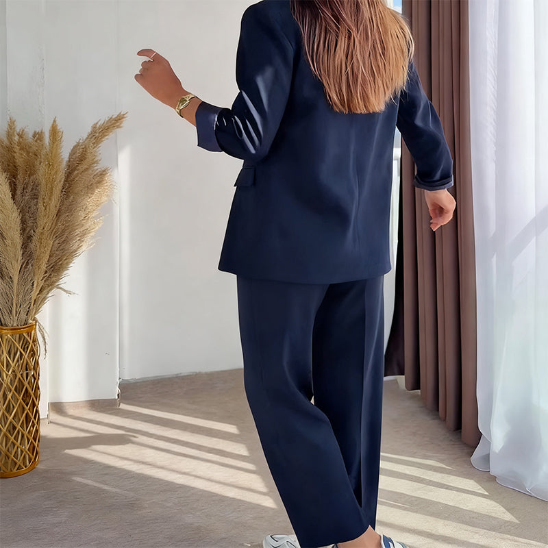 ⌛ Nur noch 3 Tage – 50 % auf alles! ⏰Damen-Zweiteiler: Klassischer Blazer & Hose🚀Versandkostenfrei