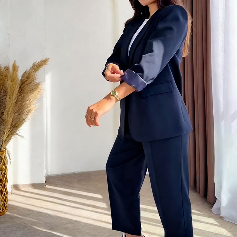 ⌛ Nur noch 3 Tage – 50 % auf alles! ⏰Damen-Zweiteiler: Klassischer Blazer & Hose🚀Versandkostenfrei