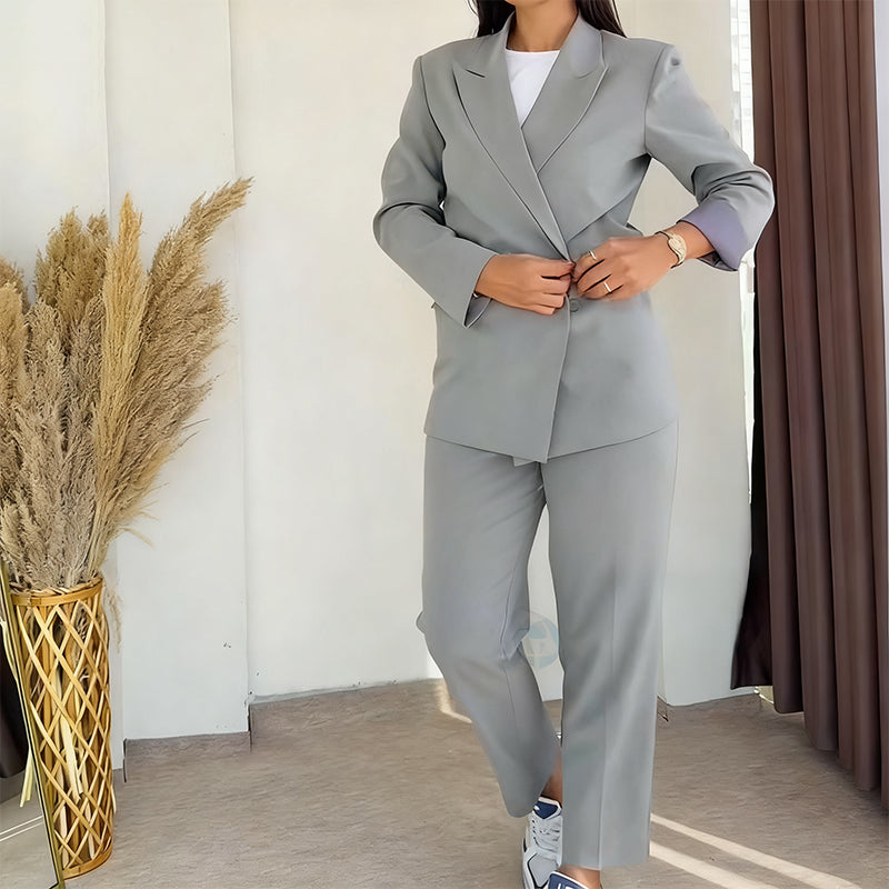 ⌛ Nur noch 3 Tage – 50 % auf alles! ⏰Damen-Zweiteiler: Klassischer Blazer & Hose🚀Versandkostenfrei