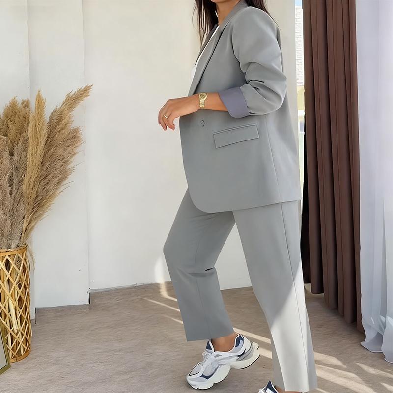 ⌛ Nur noch 3 Tage – 50 % auf alles! ⏰Damen-Zweiteiler: Klassischer Blazer & Hose🚀Versandkostenfrei
