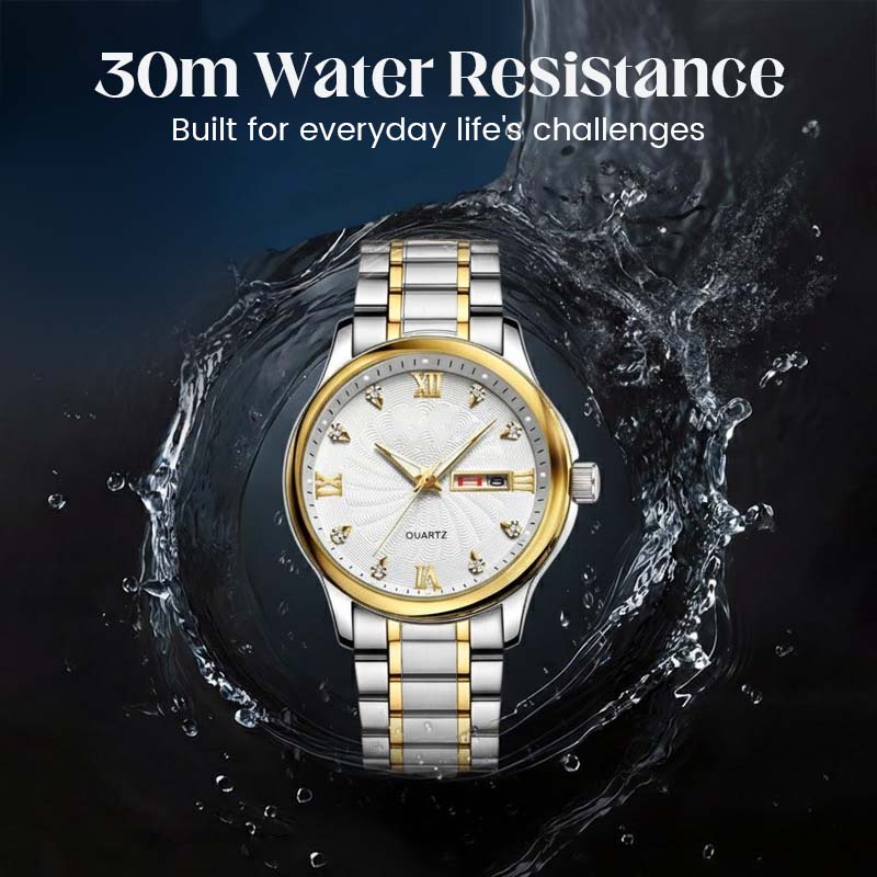 🔥Weihnachts-Sonderangebot: 50 % Rabatt!!!🔥Zweifarbige wasserdichte Leuchtuhr für Herren