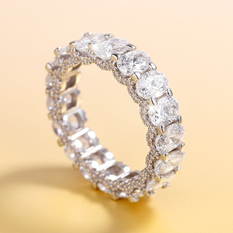 💎  50% di sconto 💍Modischer Mémoire-Ring mit glitzernden Zirkonia-Steinen