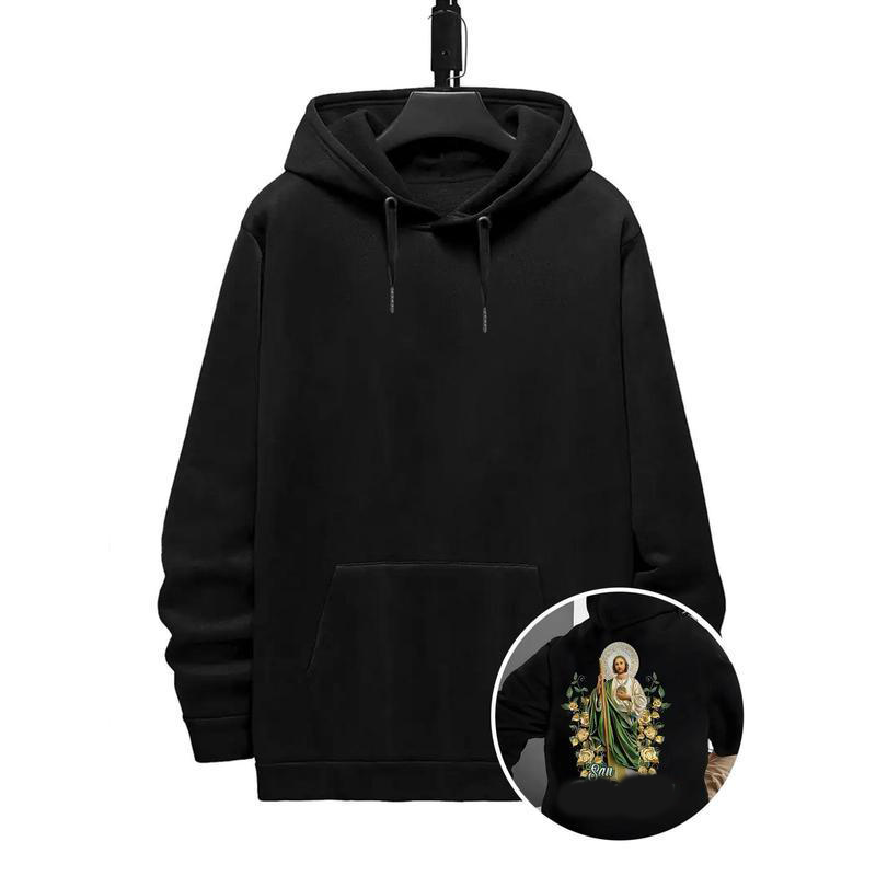 🧥✝️Herren-Kapuzenpullover mit Glaubens-Motiv
