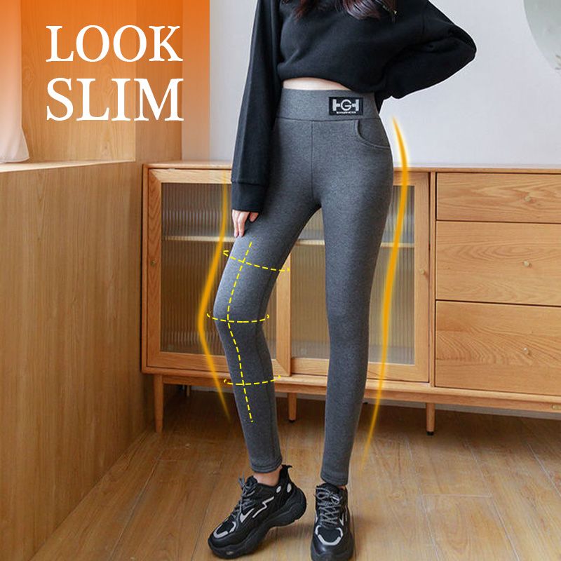 ❄️☃️Winterschlussverkauf: 50 % Rabatt🔥🧶Modische Thermal Cashmere Slim Pants für Frauen