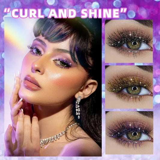 🔥💎BUY 1 GET 1 FREE🌟 Waterproof Diamond Glitter Mascara - Long-lasting Curl, Sparkling Shine, Create Captivating Eyes!