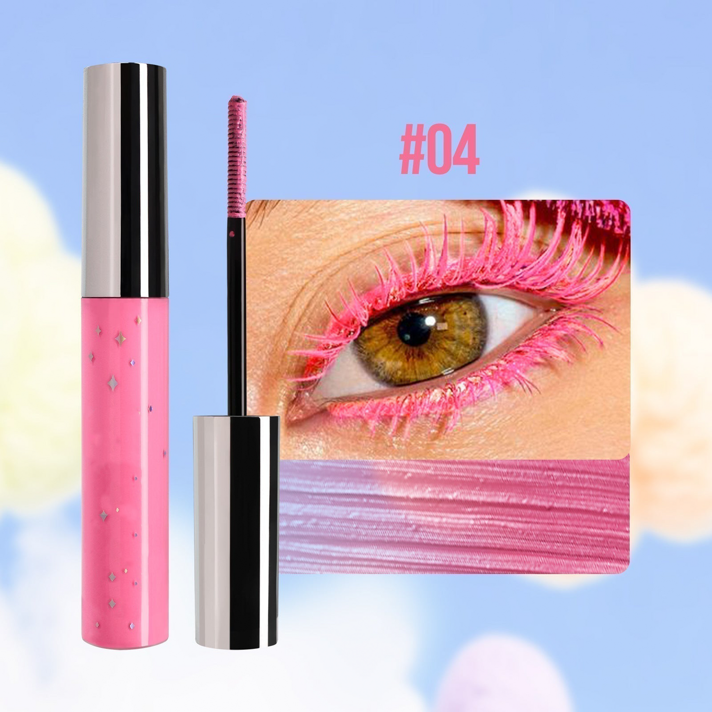 🔥💎BUY 1 GET 1 FREE🌟 Waterproof Diamond Glitter Mascara - Long-lasting Curl, Sparkling Shine, Create Captivating Eyes!