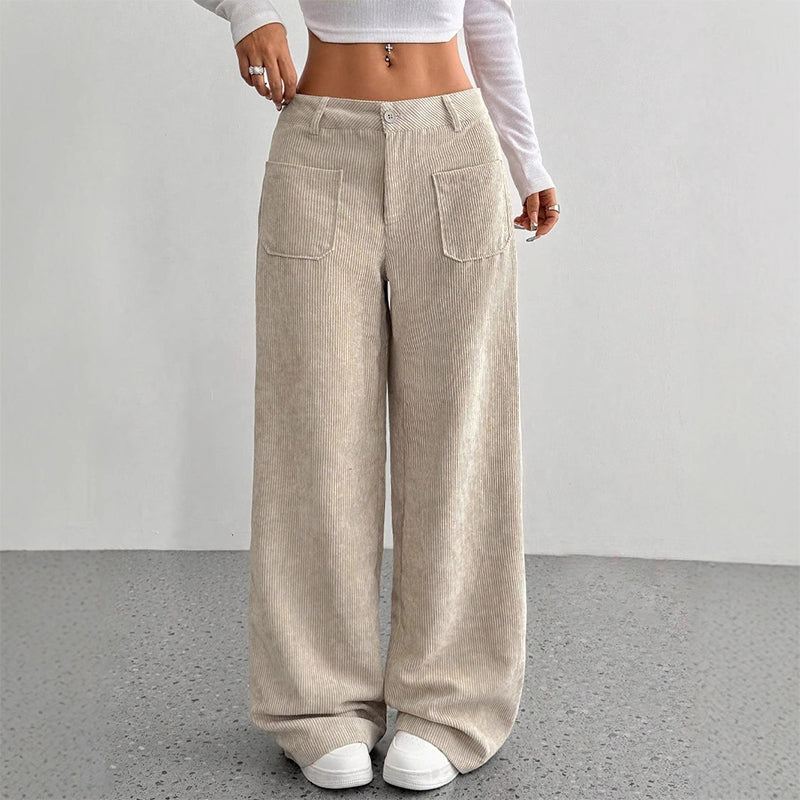🔥50% RABATT🔥 Damen-Freizeithose – Lockerer Schnitt und hoher Bund für maximalen Komfort und Stil 👖✨