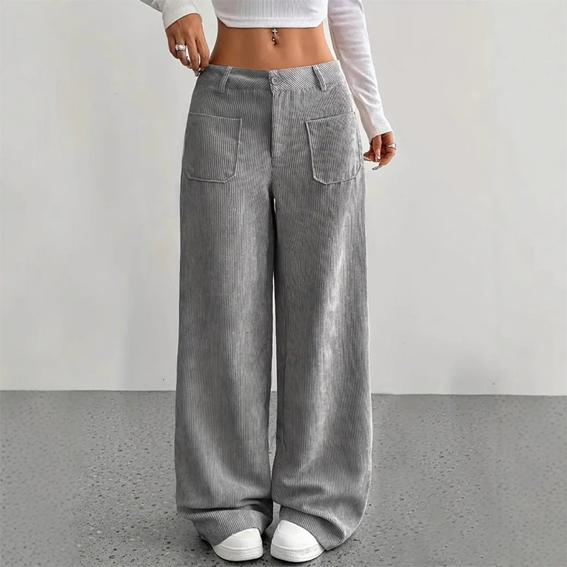🔥50% RABATT🔥 Damen-Freizeithose – Lockerer Schnitt und hoher Bund für maximalen Komfort und Stil 👖✨