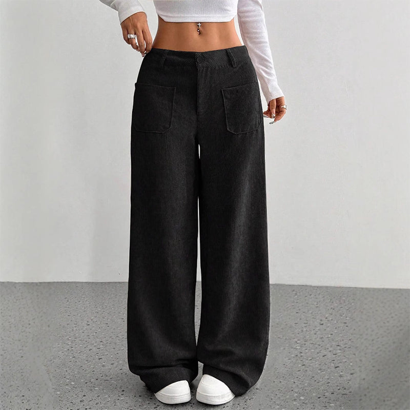🔥50% RABATT🔥 Damen-Freizeithose – Lockerer Schnitt und hoher Bund für maximalen Komfort und Stil 👖✨