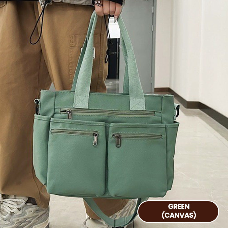 🤎 Elegante Schultertasche im Vintage-Stil – Uni, Praktisch & Stilvoll für den Alltag