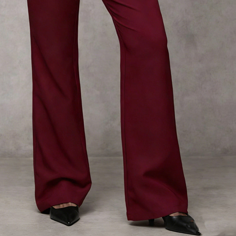 Damen Elegante ausgestellte Business-Hose
