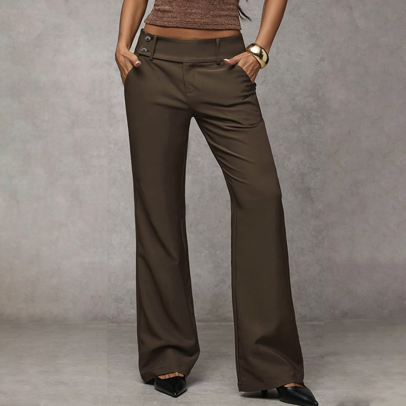 Damen Elegante ausgestellte Business-Hose