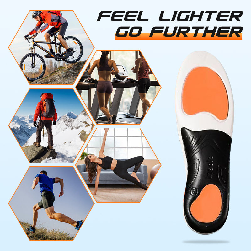👟 50% RABATT! ⚡ Stoßdämpfende Sport-Einlegesohlen mit Fußgewölbeunterstützung – Atmungsaktiv, Schmerzlindernd & Perfekt für Laufen & Training 🏃