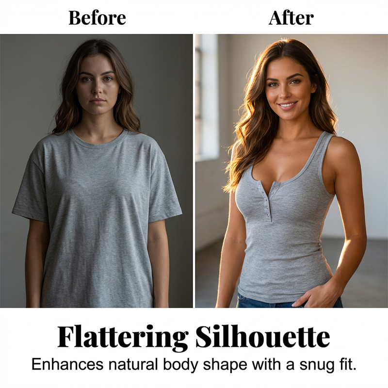 Damen Strick-Tanktop, eng anliegend, Trägerlos, Basic Shirt 👕