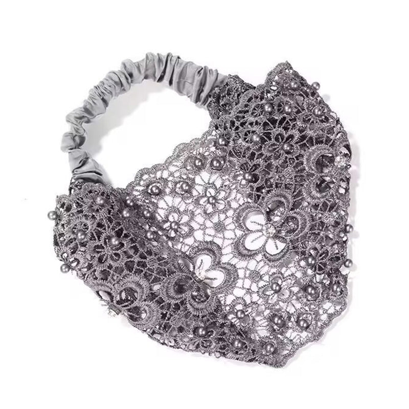 Damen Haarband mit Perlen & Strass – Breites Stirnband für Alltag💎✨