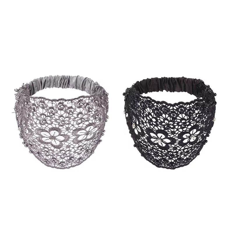 Damen Haarband mit Perlen & Strass – Breites Stirnband für Alltag💎✨