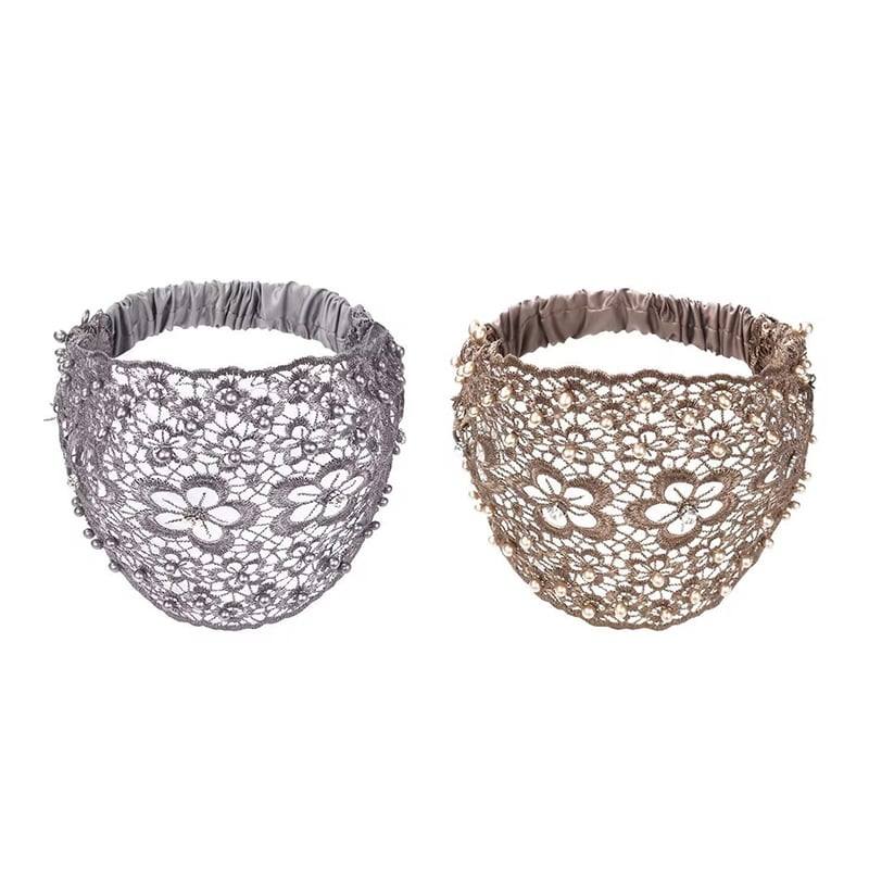 Damen Haarband mit Perlen & Strass – Breites Stirnband für Alltag💎✨