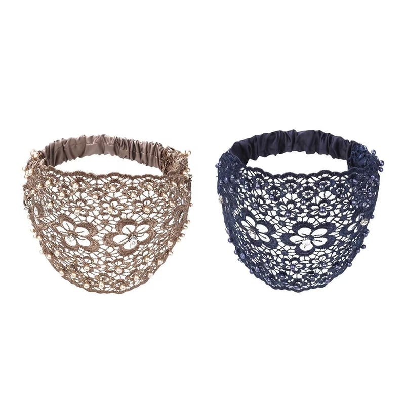 Damen Haarband mit Perlen & Strass – Breites Stirnband für Alltag💎✨