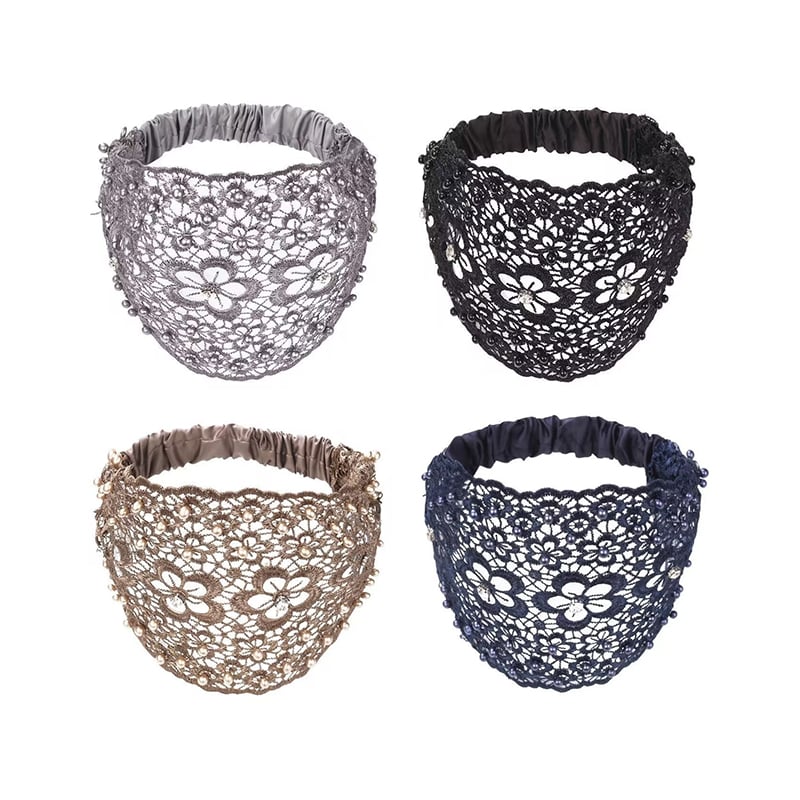 Damen Haarband mit Perlen & Strass – Breites Stirnband für Alltag💎✨