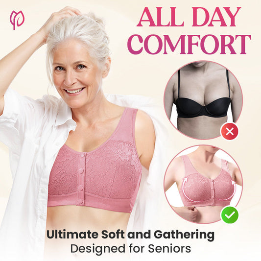 Bequemer, bügelloser BH mit Frontverschluss